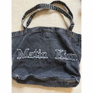 Martin Kim Denim Tote Bag